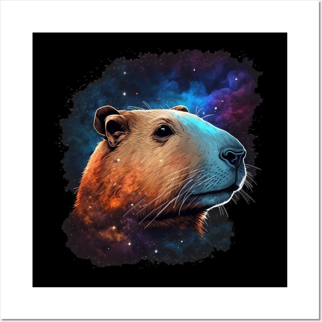 capybara Wall Art by a cat cooking